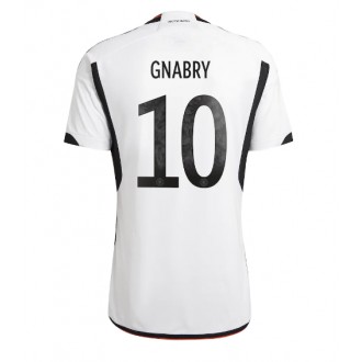 Tyskland Serge Gnabry #10 Hemmakläder VM 2022 Kortärmad